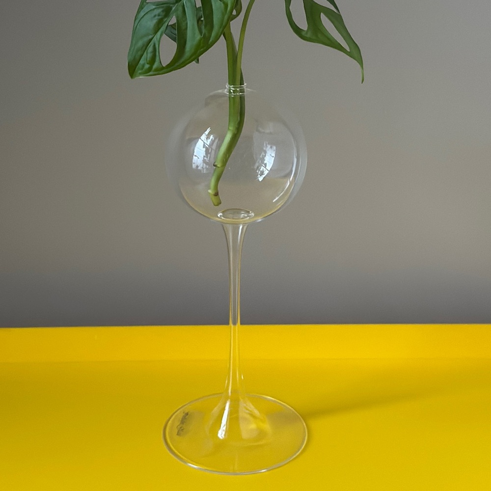 Firelight Glass Hurricane Oil Candle Stick Glass Bud Vase Plant Propagation 8” - Picture 2 of 9
